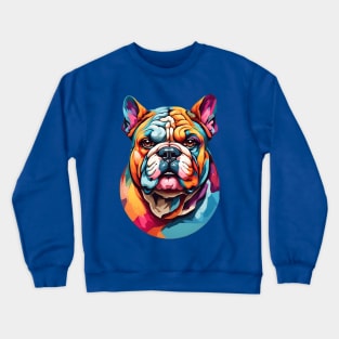 Multicolor Bulldog Crewneck Sweatshirt